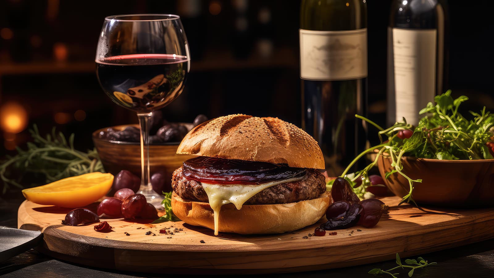 Wine pairing with Burgers