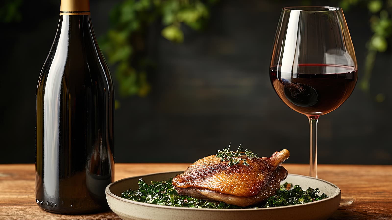 Wine pairing with Duck