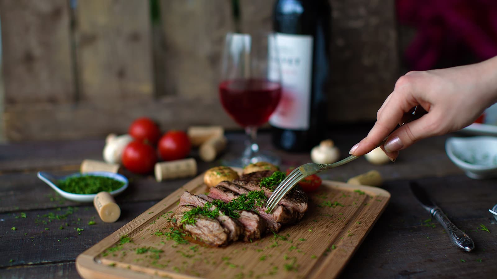Wine pairing with Steak